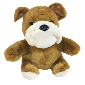 Vintage ASI 62960 Bulldog Puppy Dog Pup Plush Stuffed Animal 9 Inches Soft Toy